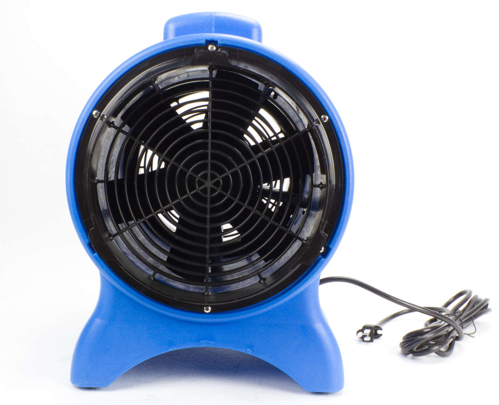 Ventilateur / souffleur / séchoir de plancher industriel - Johnny Vac - diamètre du ventilateur 12" (30,4 cm) - moteur scellé - 1 vitesse - avec poignée - bleu