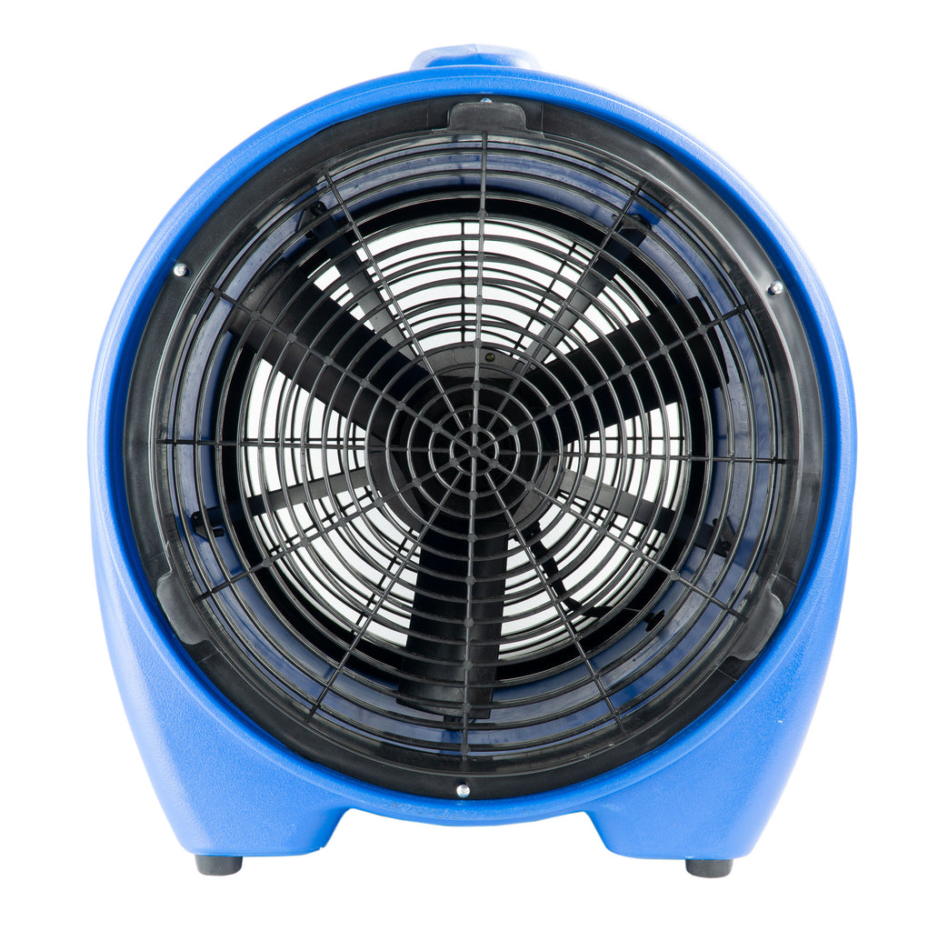 Ventilateur /souffleur / séchoir de plancher industriel - Johnny Vac - diamètre du ventilateur 16" (40,6 cm) - moteur scellé - 1 vitesse - avec poignée - bleu