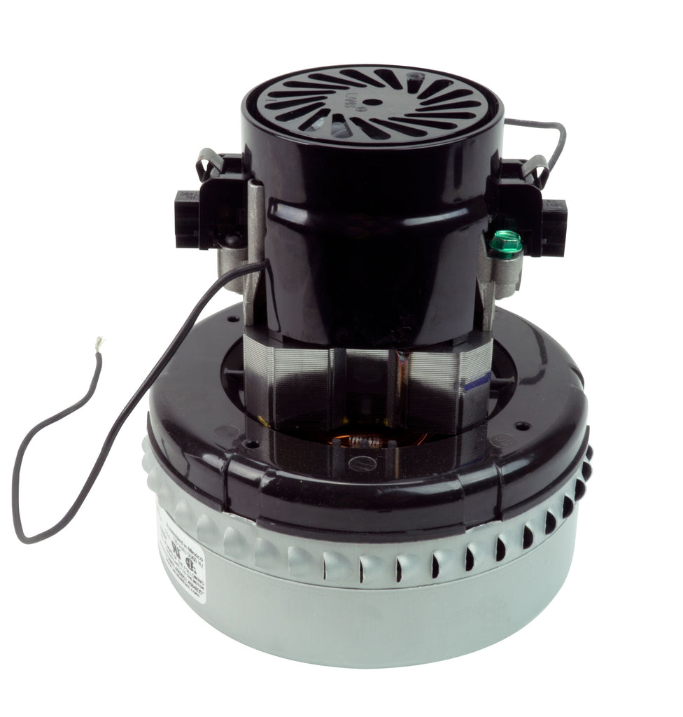 Moteur pour aspirateur "Bypass" - dia 5,7" - 2 ventilateurs - 120 V - 8 A - 916 W - 274 watts-air - levée d'eau 84,3" - CFM (pi3/min) 94 - Lamb / Ametek 116336-01 (B)